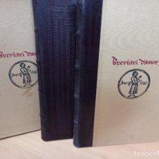 Libros de segunda mano: PRECIOSO LIBRO FACSIMIL BREVIARI D´AMOR. 2 VOLUMENTES TOMOS. EDICION LIMITADA Y NUMERADA