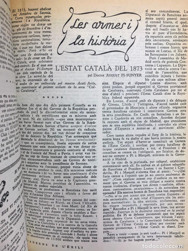 Libros de segunda mano: QUADERNS DE L&acute;EXILI MEXIC 1943-1947 - Foto 6