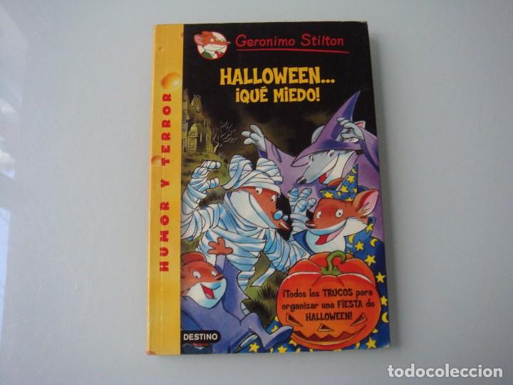 Libros de segunda mano: GERONIMO STILTON HALLOWEEN QUE MIEDO - Foto 1