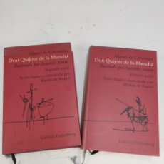 Libros de segunda mano: L-5658. DON QUIJOTE DE LA MANCHA. ILUSTRADO POR ANTONIO SAURA. GALAXIA GUTENBERG, 2001. Lote 342381333