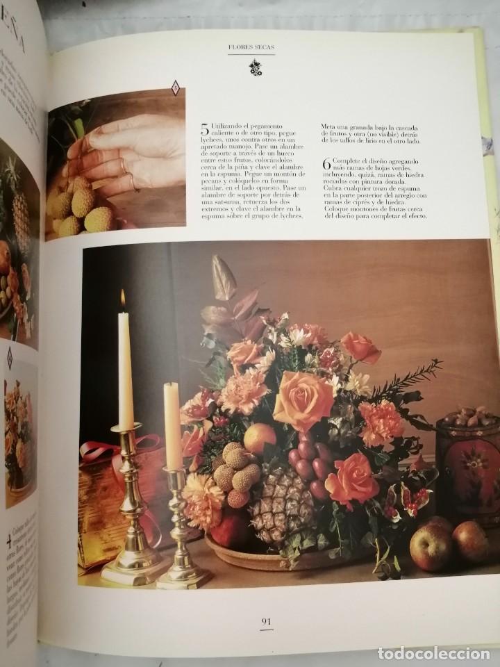 Libros de segunda mano: FLORES SECAS PASO A PASO: M&Aacute;S DE 30 PROYECTOS - Foto 3