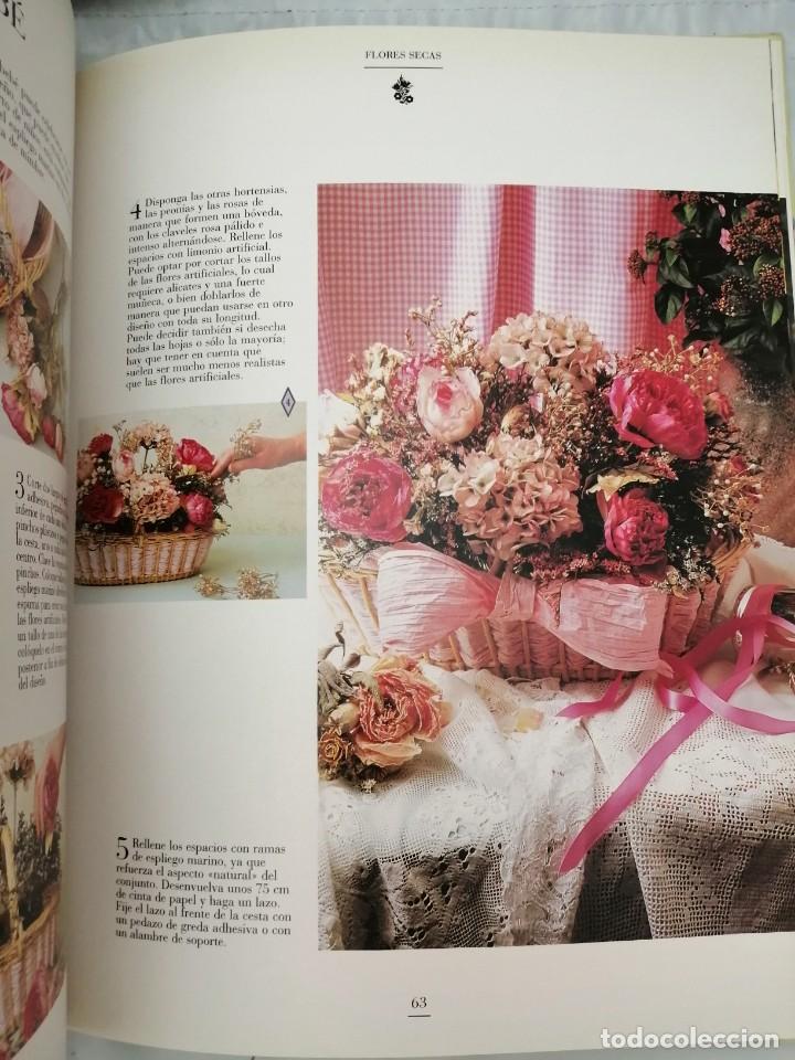 Libros de segunda mano: FLORES SECAS PASO A PASO: M&Aacute;S DE 30 PROYECTOS - Foto 4