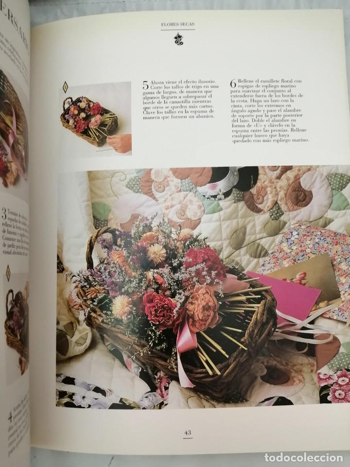 Libros de segunda mano: FLORES SECAS PASO A PASO: M&Aacute;S DE 30 PROYECTOS - Foto 5