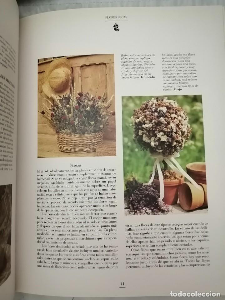 Libros de segunda mano: FLORES SECAS PASO A PASO: M&Aacute;S DE 30 PROYECTOS - Foto 7