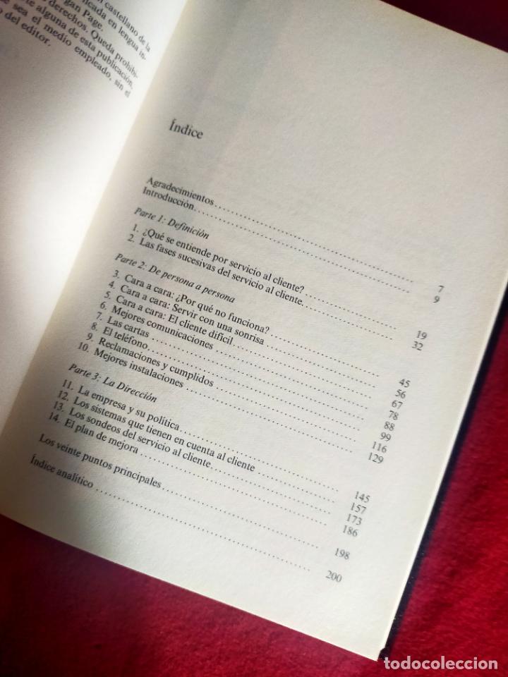 Libros de segunda mano: EL SERVICIO AL CLIENTE - M. PEEL - EDICIONES DEUSTO,S.A. - Foto 2