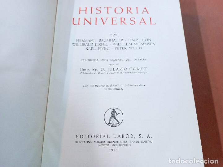 Libros de segunda mano: Historia universal - editorial Labor 1960 - HUB - Foto 2