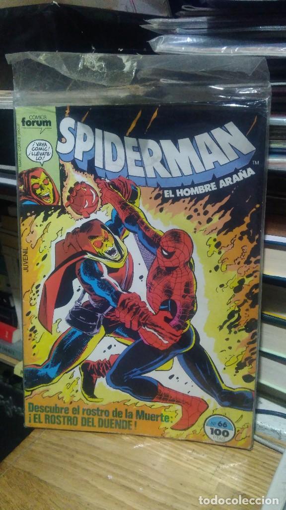 Libros de segunda mano: SPIDERMAN, EL HOMBRE ARA&Ntilde;A,MARVEL COMICS, COMICS FORUM, N. 66 - Foto 1