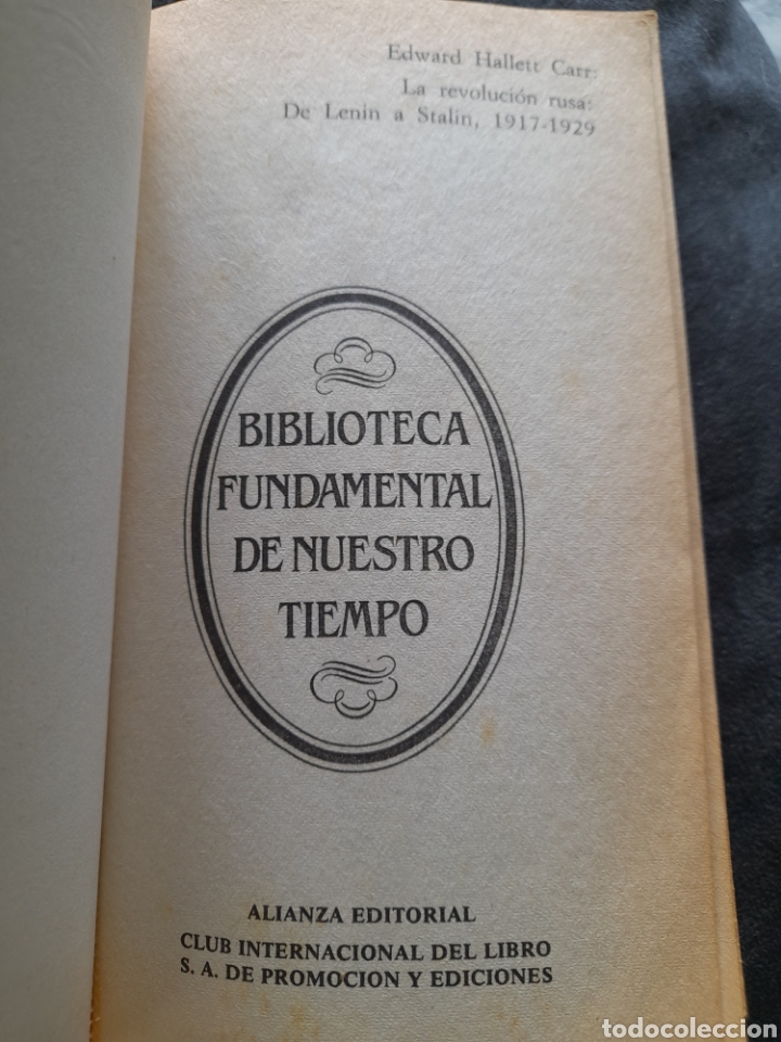 Libros de segunda mano: La revoluci&oacute;n rusa. Edward H. Carr - Foto 2
