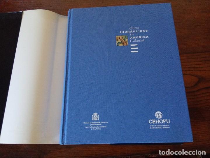 Libros de segunda mano: Obras hidr&aacute;ulicas en Am&eacute;rica Colonial. - Foto 3