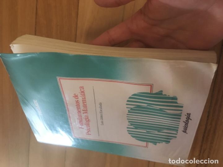 Libros de segunda mano: Fundamentos de psicolog&iacute;a matem&aacute;tica, Luis J&aacute;&ntilde;ez Escalada, ed. Pir&aacute;mide - Foto 5
