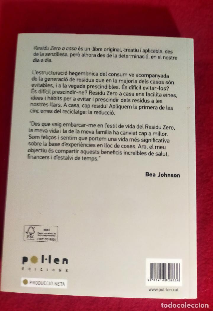 Libros de segunda mano: RESIDU ZERO A CASA (edici&oacute;n en catal&aacute;n) BEA JOHNSON - Foto 2