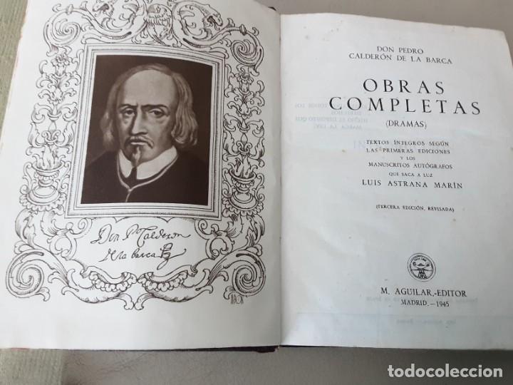 Libros de segunda mano: OBRAS COMPLETAS ( DRAMAS) DON PEDRO CALDER&Oacute;N DE LA BARCA - Foto 1