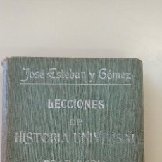 Libros de segunda mano: LECCIONES DE HISTORIA UNIVERSAL-EDAD MEDIA-JOSE ESTEBAN Y GOMEZ-ED. LIBRERÍA VICTORIANO SUAREZ-1914-. Lote 342708183
