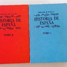 Libros de segunda mano: LOTE 2 TOMOS HISTORIA DE ESPAÑA-SELECCIÓN LECTURAS-EDITA PUEBLO Y EDUCACIÓN-LA HABANA-1980-1ª ED.. Lote 342709538