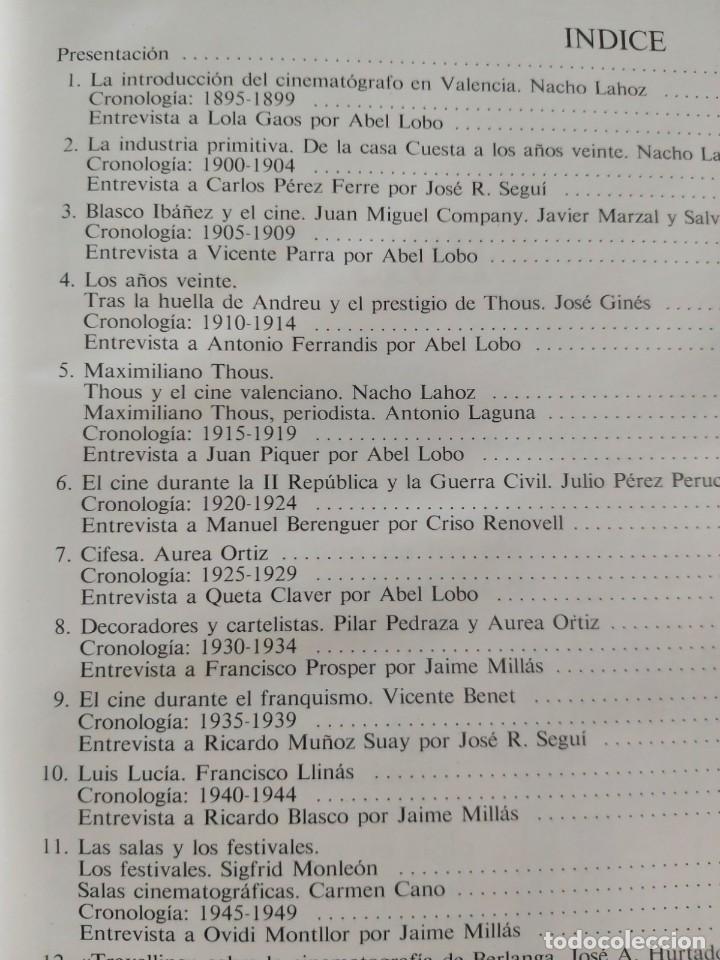 Libros de segunda mano: HISTORIA DEL CINE VALENCIANO - Foto 2