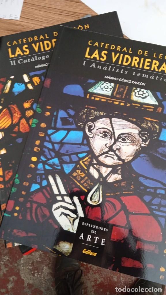 Libros de segunda mano: G&Oacute;MEZ RASC&Oacute;N, M&Aacute;XIMO. CATEDRAL DE LE&Oacute;N. LAS VIDRIERAS - Foto 6