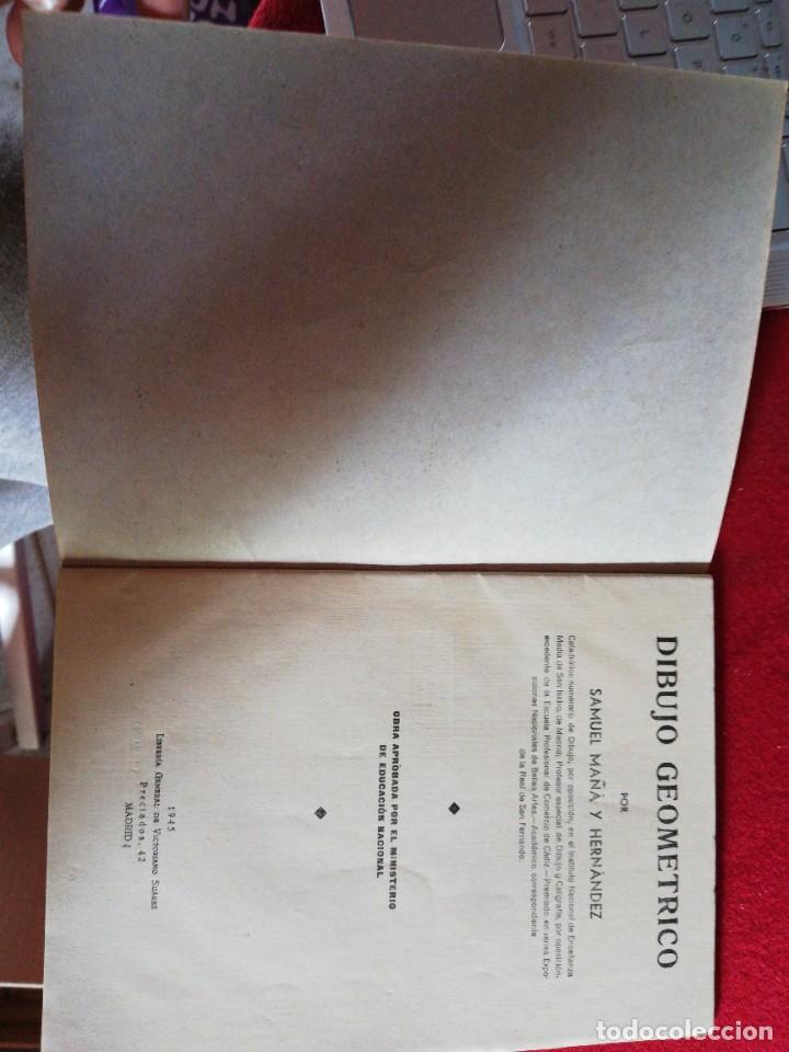 Libros de segunda mano: DIBUJO GEOM&Eacute;TRICO. SAMUEL MA&Ntilde;A Y HERN&Aacute;NDEZ. 1945 - Foto 2