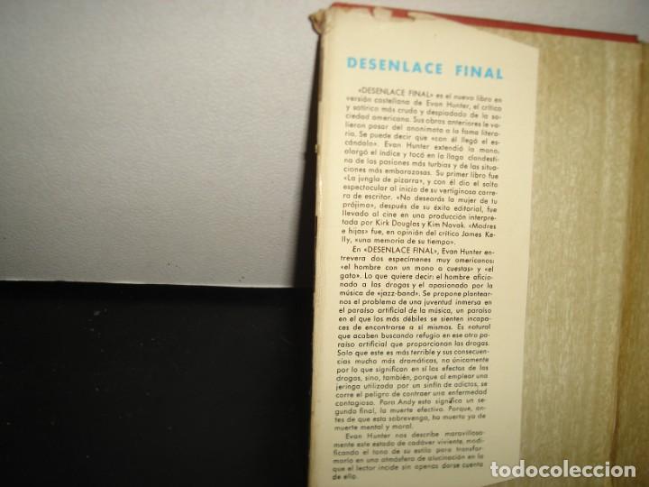 Libros de segunda mano: 5- DESENLACE FINAL - EVAN HUNTER - PRIMERA EDICI&Oacute;N MAYO 1966 - Foto 3