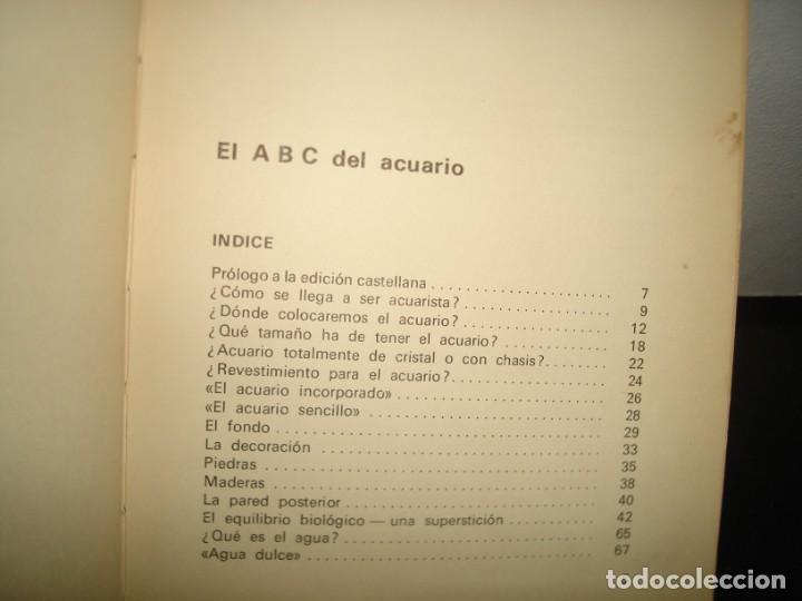 Libros de segunda mano: 5- EL ABC DEL ACUARIO - WOLFANG OSTERM&Ouml;LLER - 1970 - Foto 5