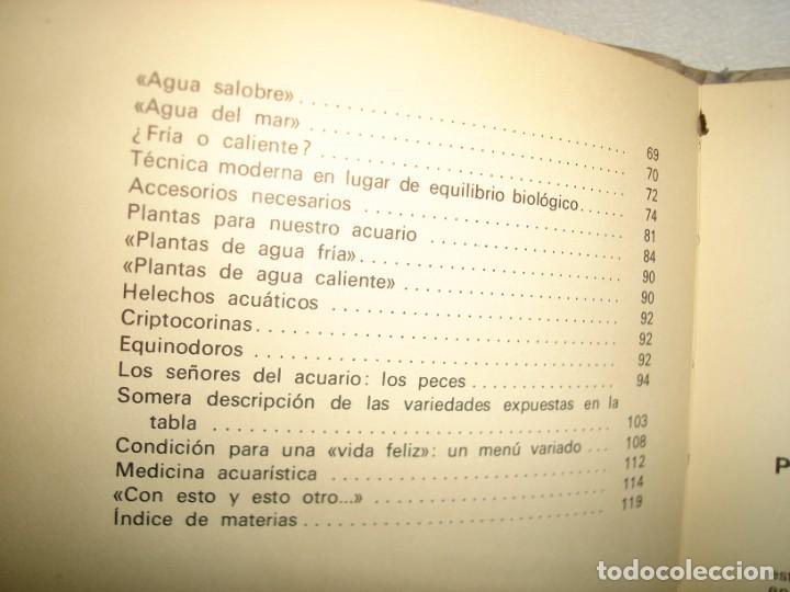 Libros de segunda mano: 5- EL ABC DEL ACUARIO - WOLFANG OSTERM&Ouml;LLER - 1970 - Foto 6
