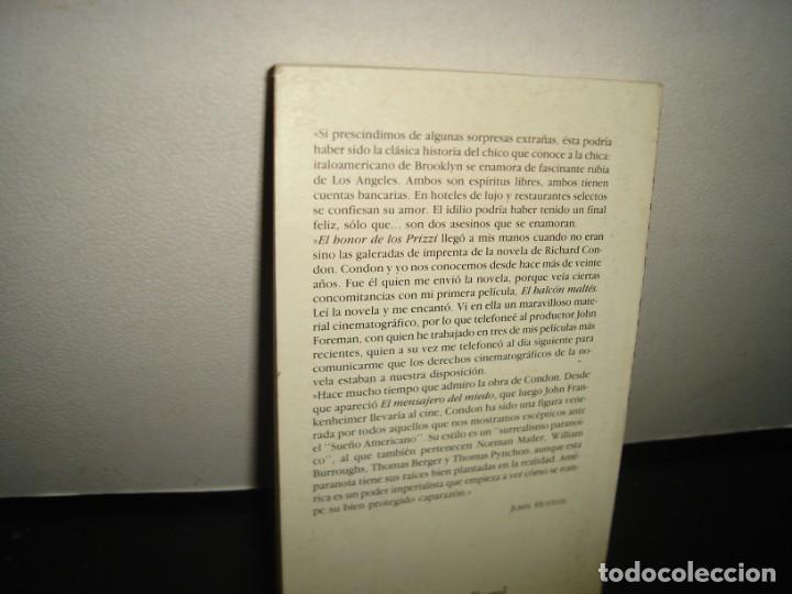 Libros de segunda mano: 5- EL HONOR DE LOS PRIZZI - RICHARD CONDON - Foto 3