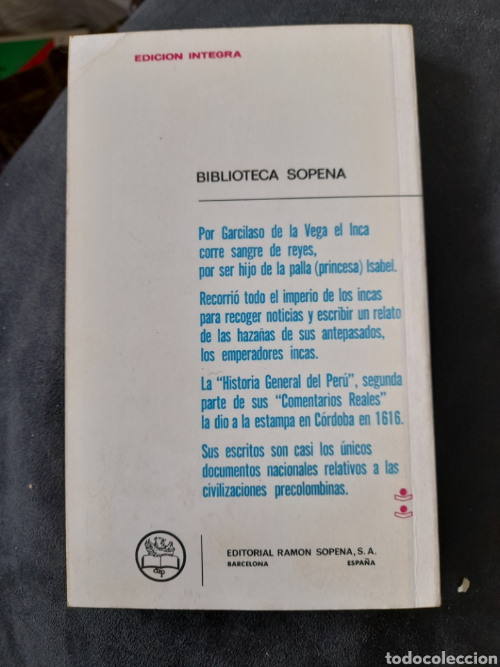 Libros de segunda mano: Historia general del Per&uacute;. Garcilaso El Inca - Foto 2