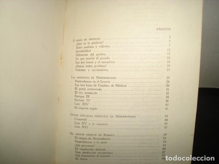 Libros de segunda mano: 5- LAS PROFEC&Iacute;A DE NOSTRADAMUS - H. J. FORMAN - Foto 3