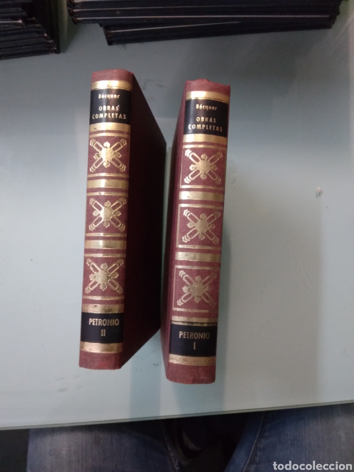 Libros de segunda mano: Becquer, Obras completas, Petronio I y II - Foto 1