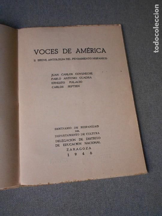 Libros de segunda mano: VOCES DE AMERICA - Foto 3