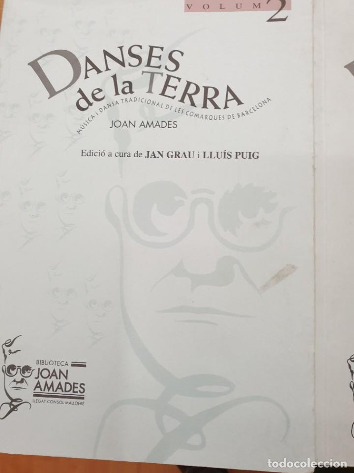 Libros de segunda mano: Danses de la terra en 2 volums per Joan Amades - Foto 2