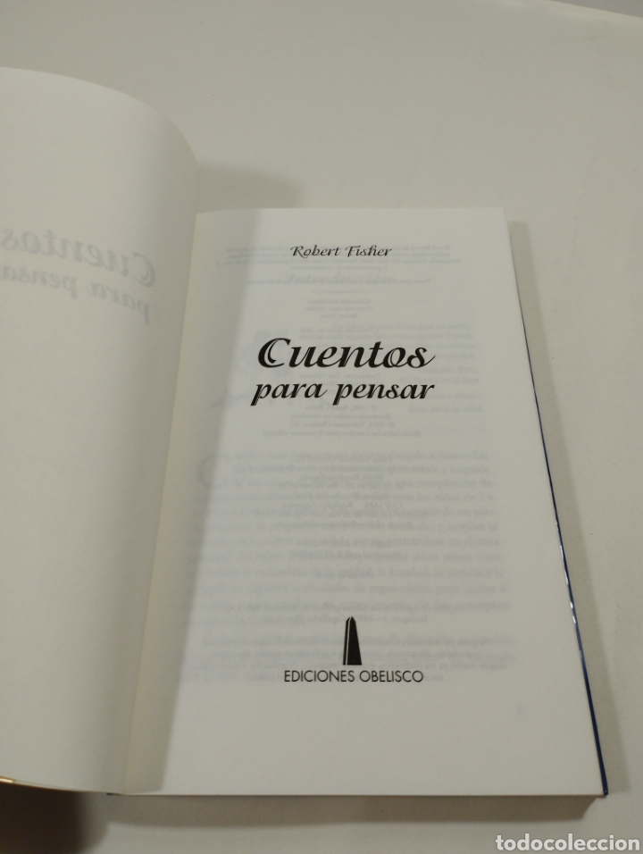 Libros de segunda mano: Cuentos para pensar. Ediciones obelisco. - Foto 3