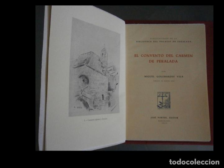 Libros de segunda mano: El convento del Carmen de Perelada. Miguel Golobardes Vila - Foto 5