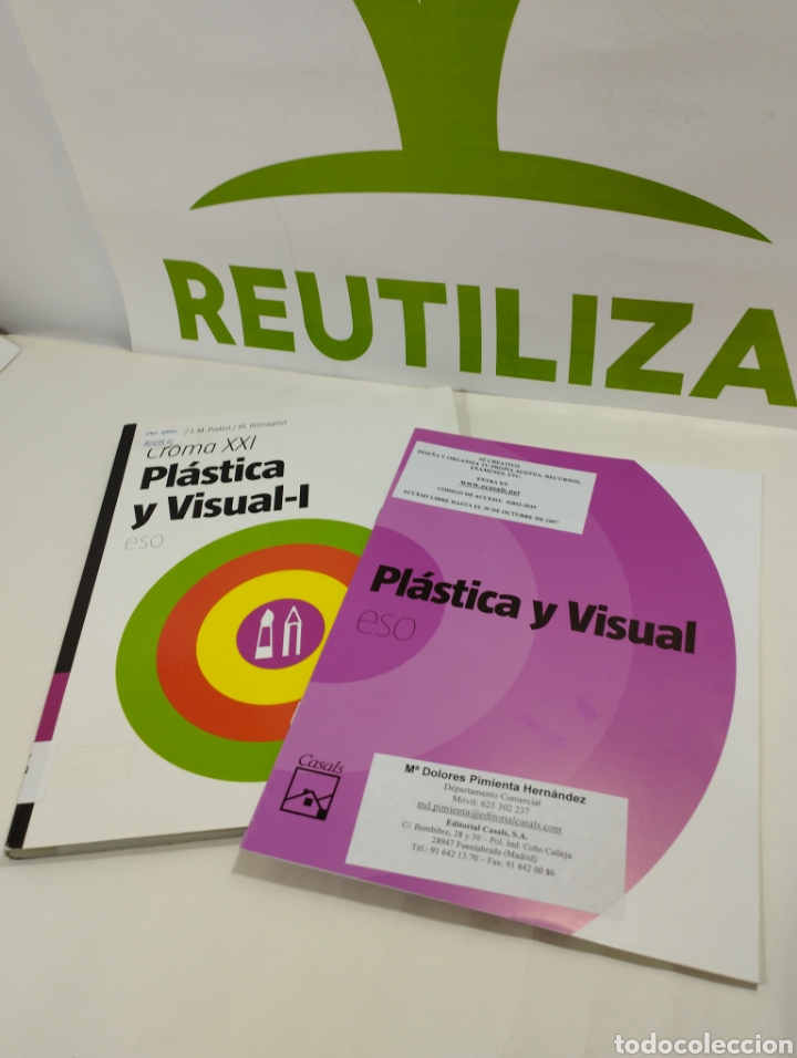 Libros de segunda mano: Pl&aacute;stica visual- I croma XXI. Eso. Casals - Foto 3