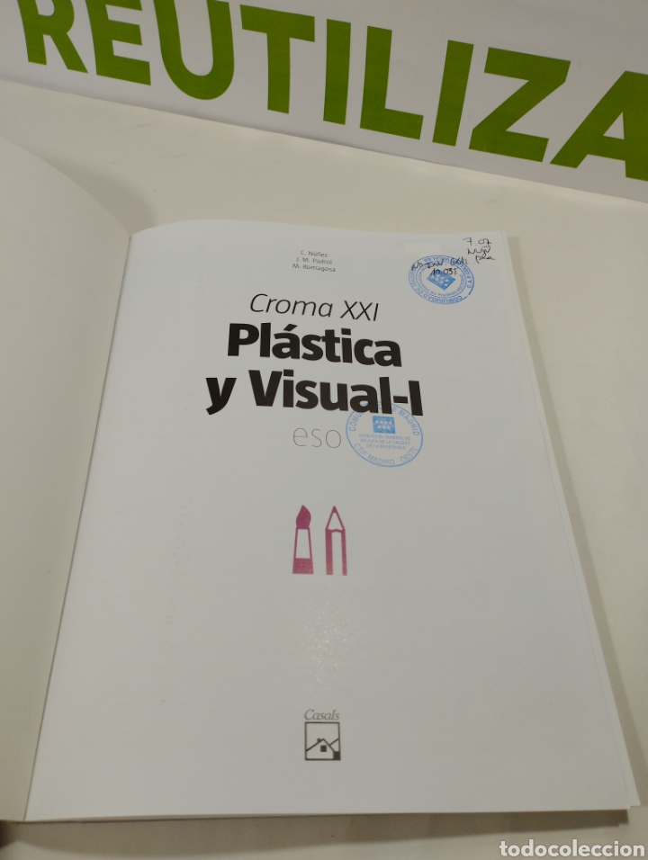 Libros de segunda mano: Pl&aacute;stica visual- I croma XXI. Eso. Casals - Foto 4