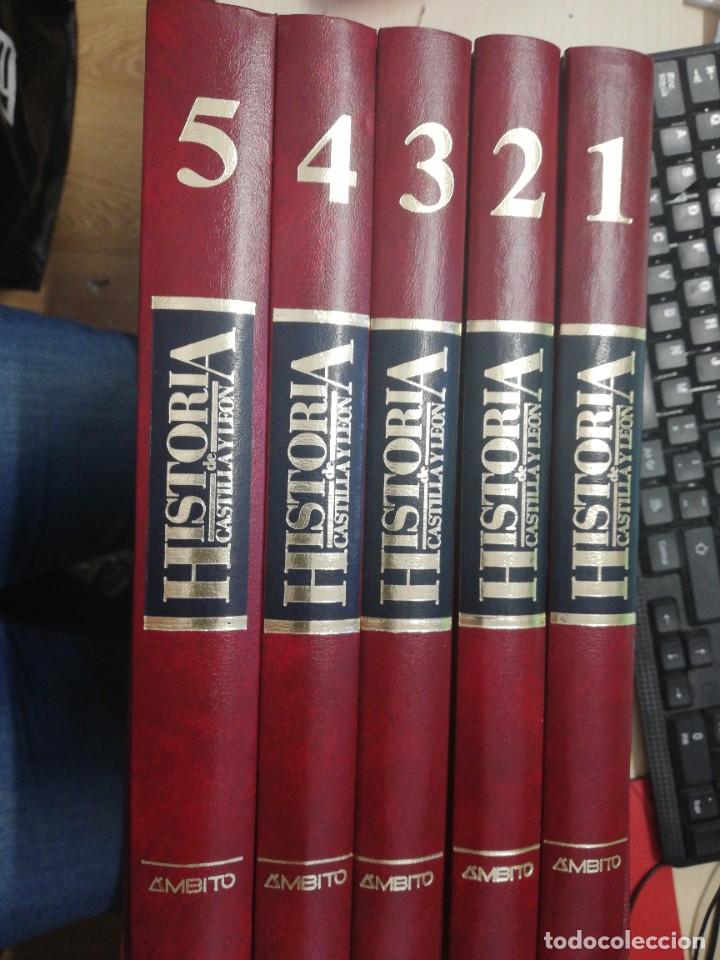 Libros de segunda mano: HISTORIA DE CASTILLA Y LE&Oacute;N. EDITORIAL &Aacute;MBITO. 5 TOMOS CON ESTUCHE. 1986 - Foto 1
