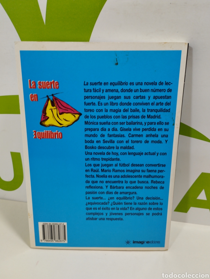 Libros de segunda mano: La suerte en el equilibrio. Cristina padin barca. Imagine ediciones. - Foto 2