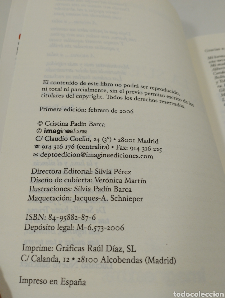 Libros de segunda mano: La suerte en el equilibrio. Cristina padin barca. Imagine ediciones. - Foto 4