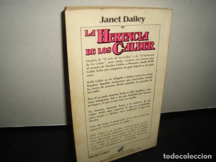 Libros de segunda mano: 6- LA HERENCIA DE LOS CALDER - JANETH DAILEY - Foto 3