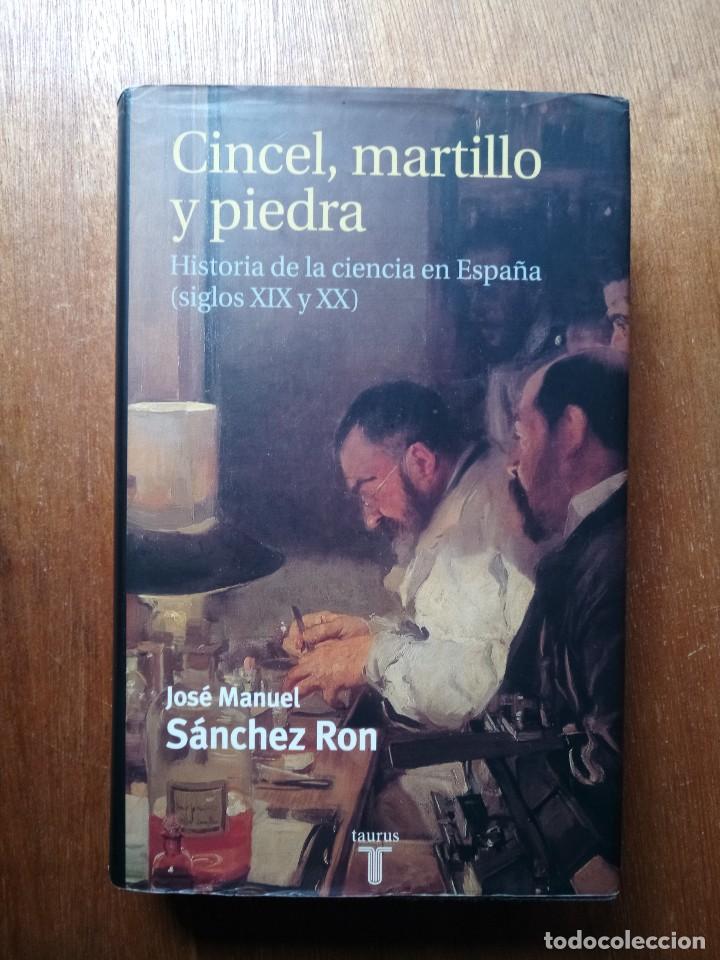 Gebrauchte B&uuml;cher: CINCEL MARTILLO Y PIEDRA, HISTORIA DE LA CIENCIA EN ESPA&Ntilde;A SIGLOS XIX Y XX, JOSE MANUEL SANCHEZ RON