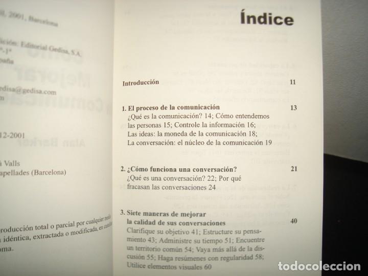 Libros de segunda mano: 7- C&Oacute;MO MEJORAR LA COMUNICACI&Oacute;N - ALAN BARKER - Foto 4