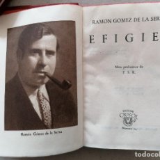 Libros de segunda mano: RAMON GOMEZ DE LA SERNA EFIGIES AGUILAR 1A EDICIÓN COLECCIÓN CRISOL, Nº 79. Lote 343563068