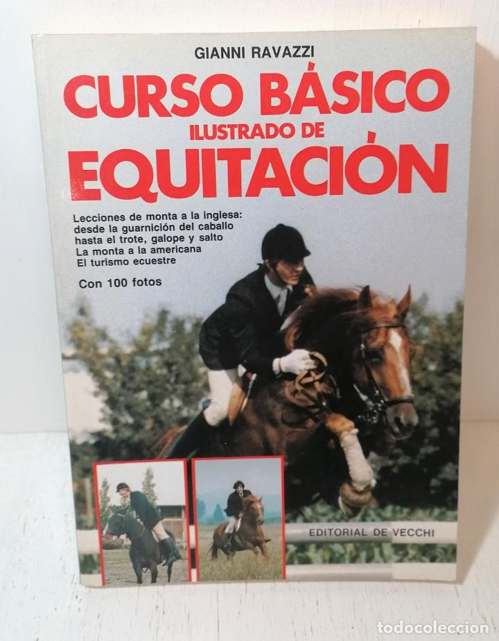 Libros de segunda mano: Libro: &rdquo;Curso basico ilustrado de equitaci&oacute;n&rdquo; de Gianni Ravazzi - Foto 1