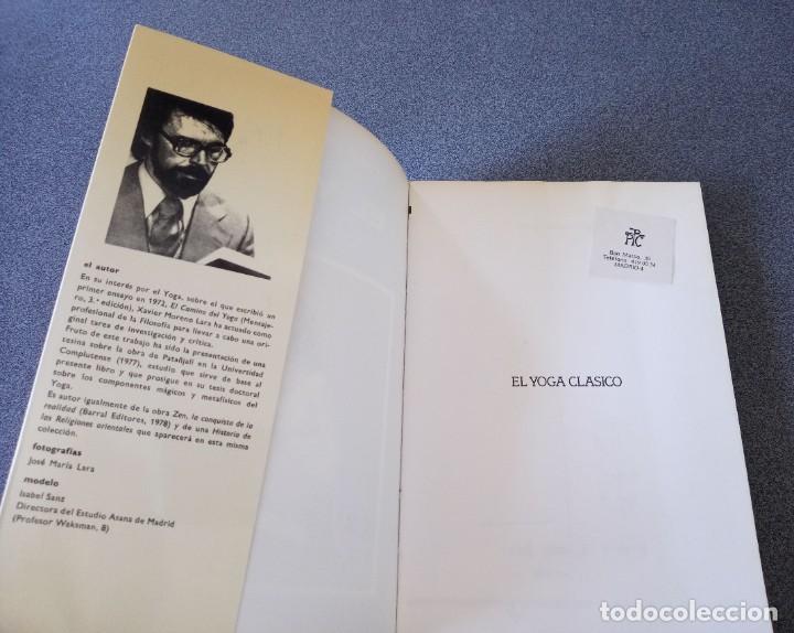 Libros de segunda mano: El Yoga Clasico Xavier Moreno Lara - Foto 3