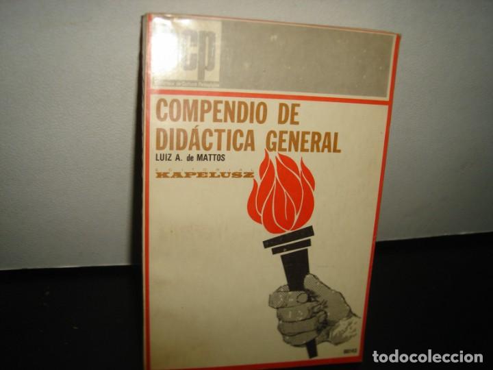 Libros de segunda mano: 7- COMPENDIO DE DID&Aacute;CTICA GENERAL - LUIZ A. DE MATTOS - Foto 1