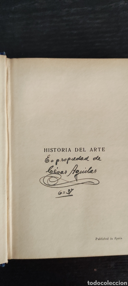 Libros de segunda mano: Historia Del Arte, 1942 Sopena - Foto 2
