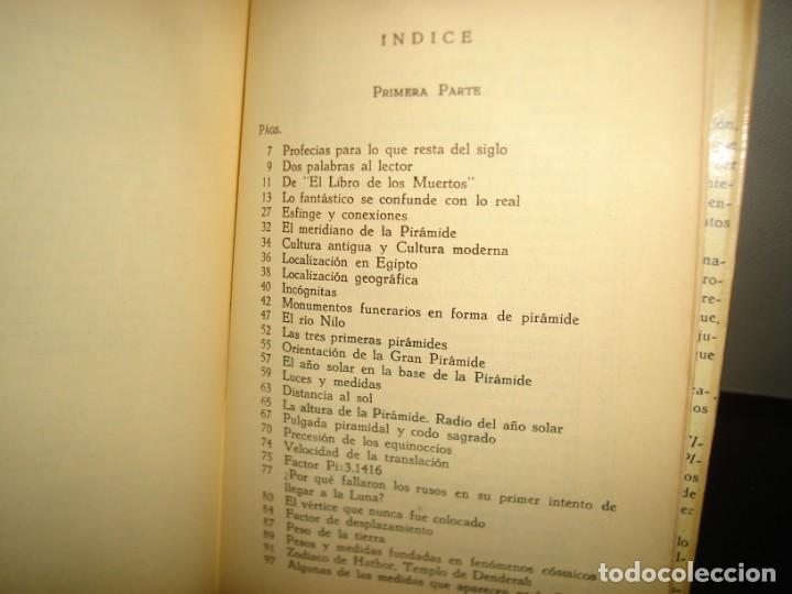Libros de segunda mano: 7- DRAM&Aacute;TICAS PROFEC&Iacute;AS DE LA GRAN PIR&Aacute;MIDE - RODOLFO BENAVIDES - 1967 - Foto 5