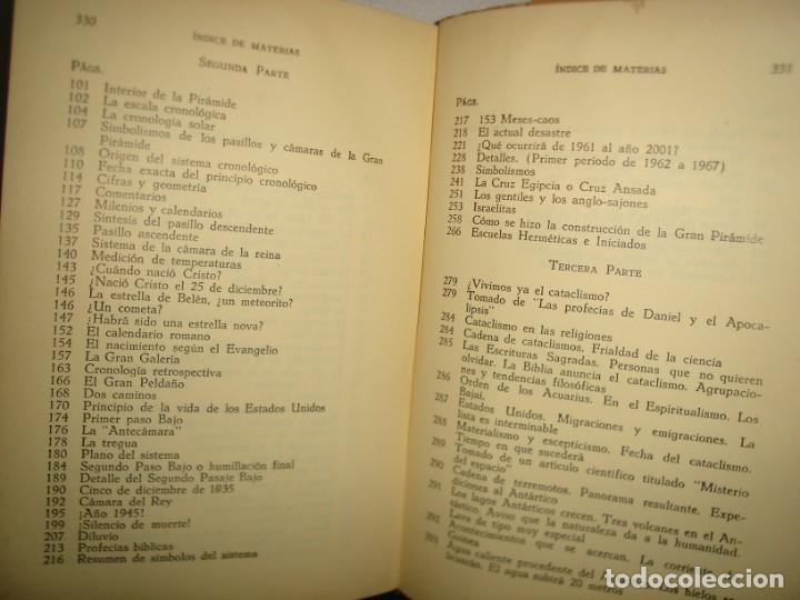 Libros de segunda mano: 7- DRAM&Aacute;TICAS PROFEC&Iacute;AS DE LA GRAN PIR&Aacute;MIDE - RODOLFO BENAVIDES - 1967 - Foto 6