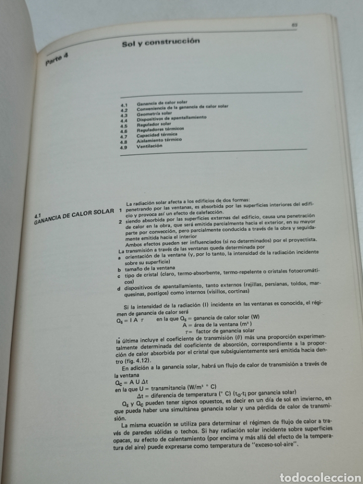 Libros de segunda mano: Energ&iacute;a solar y edificaci&oacute;n Szokolay - Foto 5