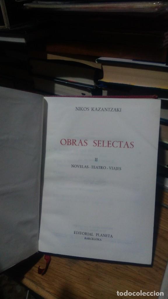 Libros de segunda mano: OBRAS SELECTAS, N. KAZANTZAKI, ED. PLANETA - Foto 1