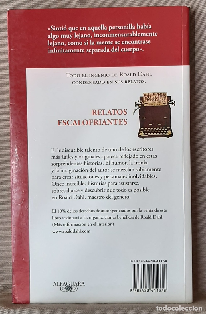 Libros de segunda mano: Relatos Escalofriantes- Roald Dahl. - Foto 2